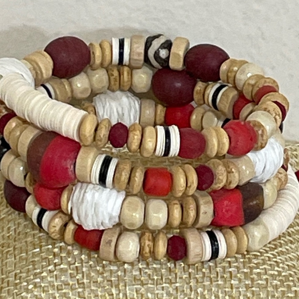 🎉❤️Catherine Boho Multicolor Coil Bracelet